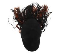 Veemoon Gorra de Béisbol con Peluca Bob Corta para Mujer Resistente al y Transpirable para Diario y Protección Solar