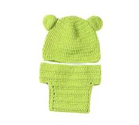 Veemoon Gorro De Crochet Manual Dibujos Animados Accesorio De Fotografía De Algodón Transpirable Meses Diseño Atractivo para Shower