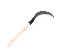 Veemoon Guadaña de Mano para Jardinería Mango Largo Cuchillo de Jardinería de Acero al Manganeso Herramienta para Deshierbar y Cultivar Césped Resistente y Ergonómica Uso Manual