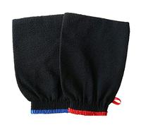 Veemoon Guantes Exfoliantes para Baño 2 Piezas Guante de Ducha Exfoliante Talla para Hombres y Mujeres Lavables a para Ducha y Sauna