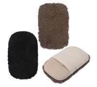 Veemoon Guantes para Limpiar Zapatos de Cuero 3 Piezas, Grandes y Gruesos, Paño Suave para Lustrar Zapatos, Chaquetas y Bolsos, Kit Multifuncional para Cuidado y Pulido Color Aleatorio