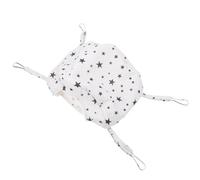 Veemoon Hamaca Colgante de Color Claro para Hámster y Rata de Lino, Saco de Dormir Cálido y Cómodo para Jugar y Dormir en Jaula Pequeña