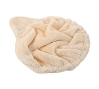 Veemoon Hamaca para Gatos de Felpa Suave 33 CM Color Crema Cama Columpio Colgante para Árbol de Gatos Accesorio de Reemplazo para Siesta y Descanso de Mascotas Pequeñas