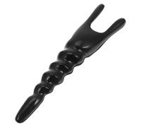 Veemoon Herramienta de Raspado Masaje Portátil de Cuerno de Búfalo Bolígrafo de Acupresión para Cuidado Facial y Corporal Masajeador Multifunción para Hombres y Mujeres Color Negro