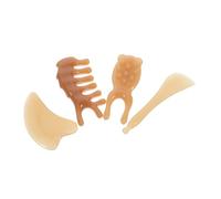 Veemoon Herramientas de Masaje Gua Sha de Resina para Rostro Cuerpo y Cabeza Tablero de Raspado Facial Versátil y Duradero para Spa Puntos Gatillo