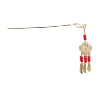 Veemoon Horquilla Pelo Largo Linterna Luminosa, Palillo Chino Retro Borlas, Accesorio Metálico Para Cabello Hanfu, Joyería Vintage Para Mujer Elegante