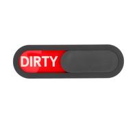 Veemoon Imán para Lavavajillas Doble Cara Ovalado Gris Magnética Limpia y Sucia, Accesorio para Cocina Doméstica Resistente Abs, Indicador Práctico del Estado del Lavaplatos