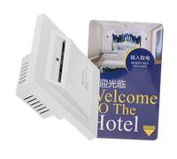 Veemoon Interruptor Tarjeta para Hotel 40a Diseño Simple y Elegante, Panel de PC y Control Seguro de Energía para Alojamientos y Gestores de Huéspedes