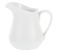 Veemoon Jarra De Leche De CeráMica 250ML, Jarra Leche Microondas Porcelana Arte Del Café Latte Lechera Asa Crema O Salsa Con Ideal Café Y Uso Diario DiseñO CláSico Y Funcional