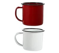 Veemoon Jarra de Vino Vintage 2 Piezas Copa de Vino de Hierro Taza Multifuncional para Café Sopa Uso Diario