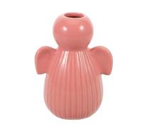 Veemoon Jarrón de ángel de cerámica: Figurita de ángel de Porcelana esmaltada - Decoración Espiritual para el hogar - Jarrón conmemorativo para bautizos, Ceremonias y centros de Mesa navideños