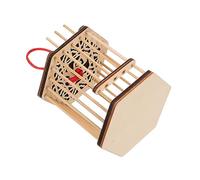 Veemoon Jaula para Grillos De Madera Hexagonal Portátil, Caja para Insectos Superficie Lisa, Estuche para Exploración Al Aire Libre, Adecuado para Niños y Amantes Naturaleza