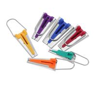 Veemoon Juego de 6 Herramientas para Hacer Cinta al Bies de 6 MM a 25 MM Ribeteador de Bordes Doble y Simple Pliegue para Costura Patchwork y Manualidades de Telas