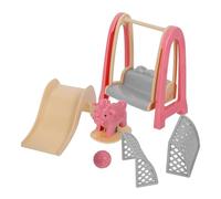 Veemoon Juego de Accesorios para Casas de Muñecas Tobogán, Columpio y Caballo Mecedora en Miniatura, Decoración de Escena, Material Seguro y Reutilizable, Adecuado para Juguetes de Casa