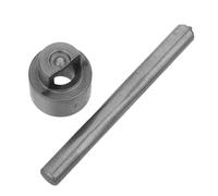 Veemoon Juego de Herramientas para Hebillas de Zapatos 10 Mm, Ganchos de Repuesto Metálicos para Botas de Senderismo, Calzado de Trabajo y Montañismo, con Punzón Manual para Reparación