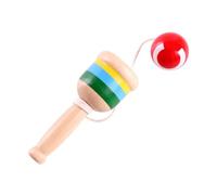 Veemoon Juguete de Madera Coordinación Mano-Ojo, Juego de Copa y Balones, Juguete Rompecabezas Educativo, Color Aleatorio, Portátil y Práctico para Desarrollo Temprano