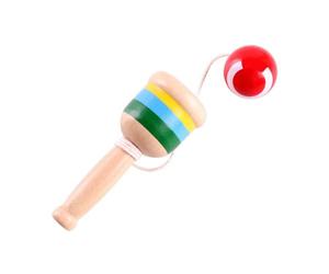 Veemoon Juguete de Madera Coordinación Mano-Ojo, Juego de Copa y Balones, Juguete Rompecabezas Educativo, Color Aleatorio, Portátil y Práctico para Desarrollo Temprano