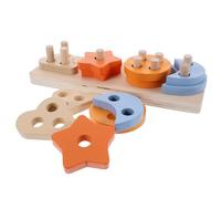 Veemoon Juguete de Madera para Loro Bloques Didácticos para Jaula Rompecabezas Interactivo para Pájaros de Entrenamiento para Mejorar Habilidades y Entretenimiento