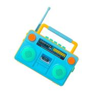 Veemoon Juguete de Radio de Simulación Infantil Plástico Duradero Color Mixto Aleatorio Juguete Educativo Interactivo para Aprendizaje Temprano y Juego Didáctico Color Aleatorio