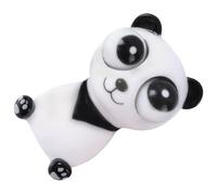 Veemoon Juguete para Apretar Panda Mini de Material Elástico Juguete para Aliviar el Estrés Ansiedad Diseño Divertido Ojos Pop-up Adecuado para Fiestas de Panda