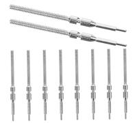 Veemoon Kit de 10 Vástagos de Reparación para Relojes Movimiento Mecánico 8200, Acero Plata, Fácil Instalación y Buena Flexibilidad para Reparación de Relojes