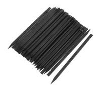 Veemoon Kit de 100 Herramientas de Reparación para Móviles Palanca Antiestática de Plástico Negra, Cabezas Punta y Plana, Barras de Palanca para Desmontaje de Smartphones, Tablets