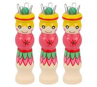 Veemoon Kit de 3 piezas para tejer muñecas de madera - Muñeca de punto para manualidades - Tejedor fácil para actividades familiares - Tejedor de madera para manualidades