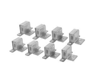 Veemoon Kit de 8 Clips de Resorte para Sofá, Hebillas Resistentes para Reparación de Muebles y Tapicería, Accesorios Ocultos para Soporte de Asiento Hundido, Compatibles Sillas y Bases