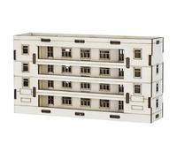 Veemoon Kit de Construcción de Casa Miniatura de Madera Detalles Intrincados para Amantes de Miniatura, Diseño Seguro y Suave, Adecuado para Dioramas en Proyectos Creativos