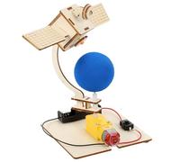 Veemoon Kit de Construcción Satélite Artificial de Madera 8 a 12 Años, Juguete Educativo Stem Didáctico, Modelo DIY de Satélite para Aprendizaje Escolar y Manualidades Científicas