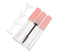Veemoon Kit de Contenedores de Maquillaje Vacíos Petg 10 Ml con Tubo de Delineador de Ojos y Rímel, Diseño Compacto y Pincel de Precisión con Embudos para Uso Femenino