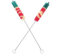 Veemoon Kit de Limpieza para Piccolo y Flautín 2 Cepillos Reutilizables, Adecuado para Eliminar Residuos y Mantener Instrumentos de Viento en Conciertos y Prácticas