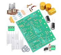 Veemoon Kit Placa Amplificadora Estéreo de Doble Canal Perilla Dorada, Módulo Amplificador de Audio DIY, Placa de Circuito de Amplificador Potencia para Subwoofer, Electrónica Electrónica