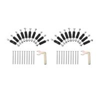 Veemoon Kit Reparación Caja Conexiones 86 Tipo 20 Piezas Tornillos Resistentes Corrosión para Cajas Interruptores Enchufes Dispositivo Soporte Eléctrico Práctico Durable