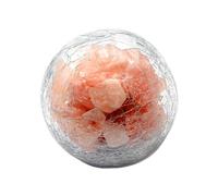 Veemoon Lámpara De Sal De Cristal Lámpara De Sal Rosa Himalaya Lámpara De Noche De Guardería Luz De Noche Bulbo Bombillas Led Pilas Ligero Mini Lámpara De Bola De Cristal Yoga Vidrio Niño