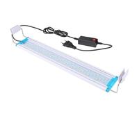 Veemoon Lámpara LED para Acuario 38 Cm Azul, Luz para Paisajismo de Plantas Acuáticas, Dispositivo de Iluminación Soporte, Ahorro de Energía y Larga Vida Útil, Voltaje Ac220 Europeo