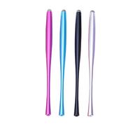 Veemoon Lápices Capacitivos para Tabletas y Teléfonos, Herramientas de Escritura de Alta Precisión, Metálicos, Punta de Fibra de Tela Reemplazable, 4 Colores (Rosa, Azul, Plateado,