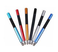 Veemoon Lápiz Óptico con Punta Disco Capacitivo Pantalla Táctil Compatible con Tabletas y Teléfonos Móviles Color Rojo de Tecnología