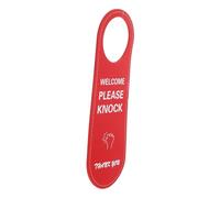 Veemoon Letrero de Puerta de Oficina Por Favor No Molestar de Doble Cara Cuero Sintético Colgador para Habitaciones de Hotel y de Trabajo Señal de Privacidad para Manijas de Puerta Color