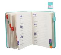 Veemoon Libreta de Contraseñas Pequeña con Pestañas Alfabéticas Organizador de Direcciones y Números Cuaderno Seguro para Claves y Accesos Portátil y Fácil de Usar para Edades