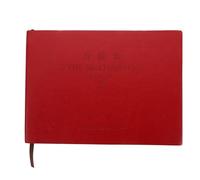 Veemoon Libro de Cuentas Simple Multifuncional de Papel Rojo para | Manual Conciso, Libro de Formularios Portátil, Ligero y Fácil de Guardar, Estilo Simple y Elegante