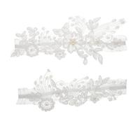 Veemoon Liga De Perlas Para Novia Encaje y De Boda Para Anillo De Novia Para Ceremonia De Boda