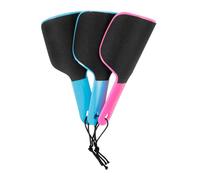 Veemoon Limas Para Pies Forma De u Juego De 3 Piezas Exfoliantes y Removedoras De Piel Muerta Portátiles Para Pedicura Cuidado Personal Casa Rosa y Azul