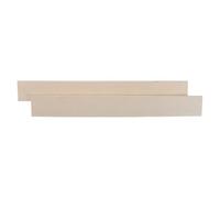 Veemoon Listones de Madera Curvados para Cama Individual 45x5,3x0,8 Cm, Soporte de Plataforma Resistente para Colchón, 2 Piezas de Repuesto para Armazón de Cama