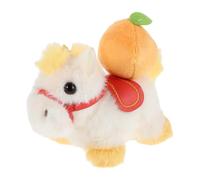Veemoon Llavero de Peluche de Caballo Feng Shui para Teléfono, Adorno Colgante Pequeño y Ligero, Decoración de Coche y Bolso, Amuleto de Año Chino para Viajes y Regalos