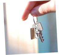 Veemoon Llaveros con Cierre de Garra de 32 MM Juego de 50 Piezas de Hierro Duradero Accesorios para Manualidades y Colgantes Creativos Ideales para Bricolaje y Personalización Diaria