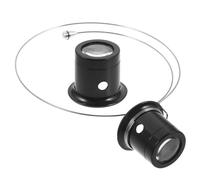 Veemoon Lupa De Diadema Lente De Relojero Gafas para Trabajos De Precisión Reparación De Vidrio Herramientas De Joyería Manos Libres para Manualidades Vidrio Lupa De Aumento Gafas para Joy