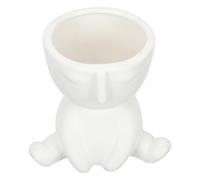Veemoon Maceta Creativa de Cerámica para Flores y Cactus Decorativa | Diseño Bonito para Escritorio, Adecuado para Oficina y Cocina, Exhibición de Mesa, para Floristería