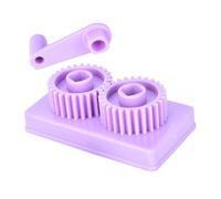 Veemoon Máquina Prensadora de Plástico para Filigrana, Herramienta Manual para Hacer Papel Ondulado, Enrollador de Papel para Manualidades Diy, Color Transparente, Tamaño Compacto,