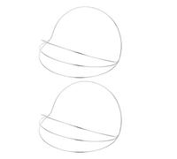 Veemoon Marcos Para Tiara Diy 2 Unidades Tamaño Único Hierro Blanco Soporte De Tiara Simple Accesorio Para Chicas Banquetes Fiestas y Fotos De Viaje